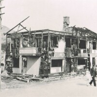 Broberg brant natten til lørdag 30 mai 1942